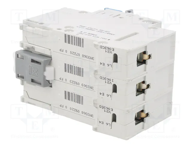 HAGER Interruptor magnetotérmico MCN 3 polos 63A 6kA