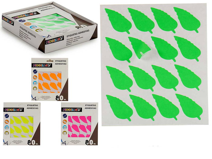 PINCELLO Etiquetas Adhesivas 22x49mm Surtidas 5 Hojas (Set de 120) PINCELLO Etiquetas Adhesivas 22x49mm Surtidas 5 Hojas (Set de 120)