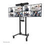 Newstar Neomounts ADM-875BL2 Adaptador de doble pantalla para soporte de pared, compatible pantallas 42"-65" y 100x100 a 800x400 mm, negro