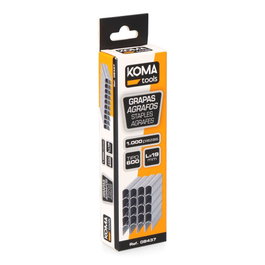 Koma Tools Grapas multiusos tipo 600 19 mm, 1000 uds