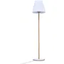 Lumisky STANDY WOOD SOLAR Lámpara de Pie Solar y Recargable, 150 cm, LED Blanco Cálido Regulable
