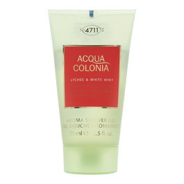 Acqua Colonia, Lichi y menta blanca, Hidratante, Gel de ducha, Cuerpo, Todos los tipos de piel, 75 ml