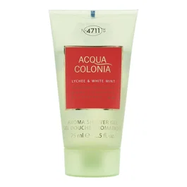 4711 Acqua Colonia Gel de ducha Lichi y menta blanca 75 ml