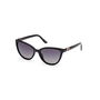 Guess Gafas Gafas de Sol Polarizadas GU00189 01D - Modelo de Gato, 140 mm, 55 mm Ancho Lentes - Para Mujer