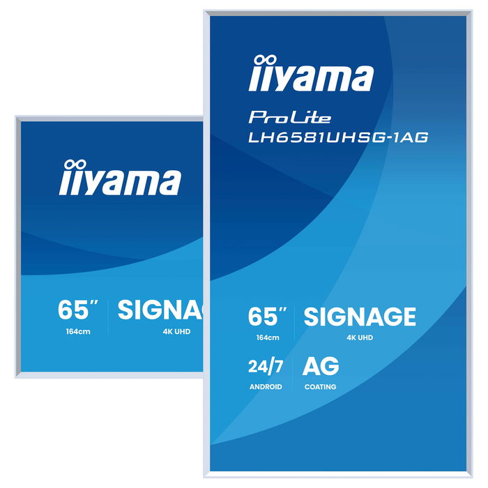 Iiyama DS LH6581UHSG Monitor 163.9 cm (65 Pulgadas) 4K UHD 3840x2160 VA 24/7 con USB-C, 2x HDMI y 2x USB Iiyama DS LH6581UHSG Monitor 163.9 cm (65 Pulgadas) 4K UHD 3840x2160 VA 24/7 con USB-C, 2x HDMI y 2x USB