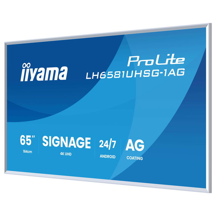 Iiyama DS LH6581UHSG Monitor 163.9 cm (65 Pulgadas) 4K UHD 3840x2160 VA 24/7 con USB-C, 2x HDMI y 2x USB Iiyama DS LH6581UHSG Monitor 163.9 cm (65 Pulgadas) 4K UHD 3840x2160 VA 24/7 con USB-C, 2x HDMI y 2x USB