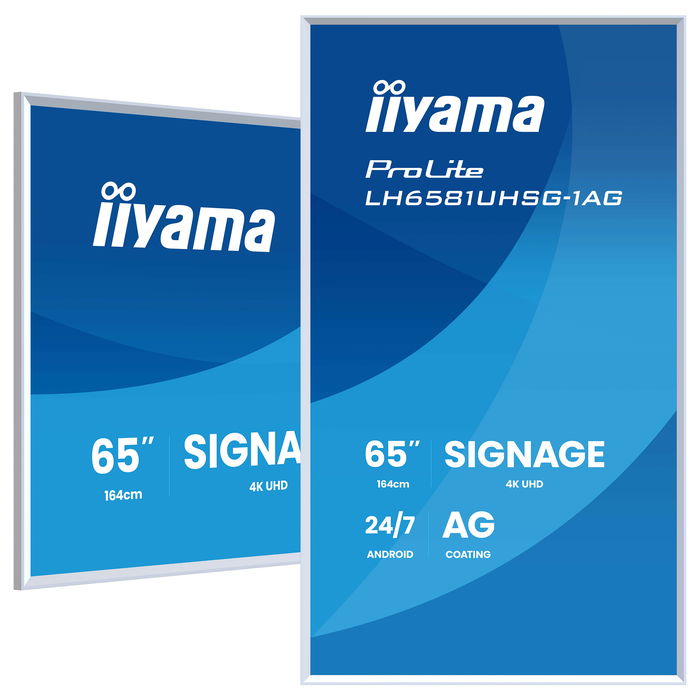 Iiyama DS LH6581UHSG Monitor 163.9 cm (65 Pulgadas) 4K UHD 3840x2160 VA 24/7 con USB-C, 2x HDMI y 2x USB Iiyama DS LH6581UHSG Monitor 163.9 cm (65 Pulgadas) 4K UHD 3840x2160 VA 24/7 con USB-C, 2x HDMI y 2x USB