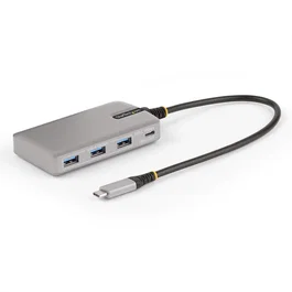 StarTech.com HB31C3A1CDPPD3 Hub USB 3.2 Gen 2 Type-C 10 Gbps Plata