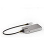 StarTech.com Hub Ladrón USB-C de 4 Puertos con Salida Vídeo 4K 60Hz y PD 100W - Plata