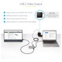 StarTech.com Hub Ladrón USB-C de 4 Puertos con Salida Vídeo 4K 60Hz y PD 100W - Plata