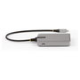 StarTech.com Hub Ladrón USB-C de 4 Puertos con Salida Vídeo 4K 60Hz y PD 100W - Plata
