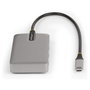 StarTech.com Hub Ladrón USB-C de 4 Puertos con Salida Vídeo 4K 60Hz y PD 100W - Plata