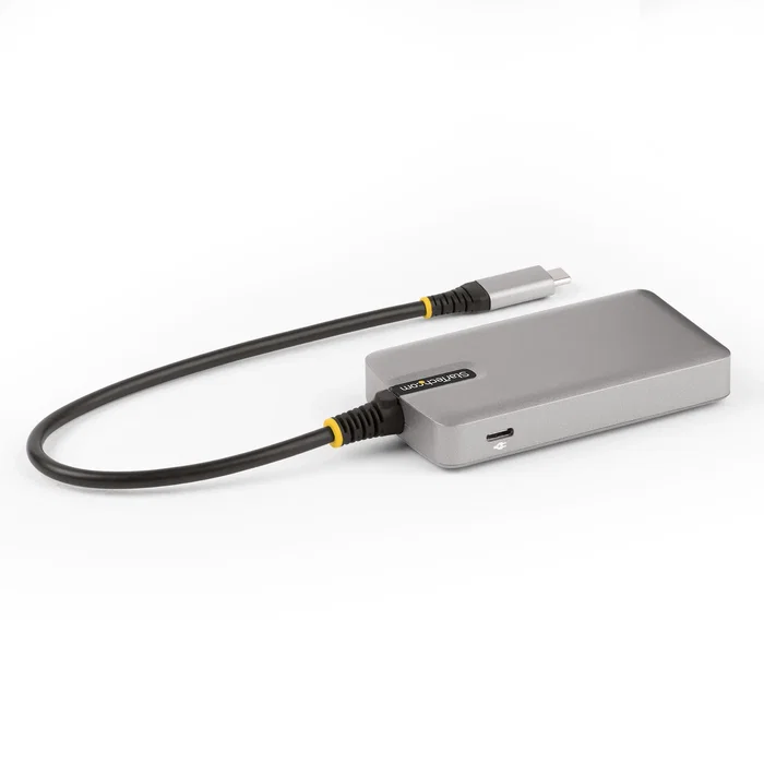 StarTech Hub USB-C de 4 Puertos 10Gbps con Salida de Vídeo 4K y PD 100W Plata StarTech Hub USB-C de 4 Puertos 10Gbps con Salida de Vídeo 4K y PD 100W Plata