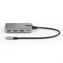 StarTech Hub USB-C de 4 Puertos 10Gbps con Salida de Vídeo 4K y PD 100W Plata