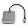 StarTech Hub USB-C de 4 Puertos 10Gbps con Salida de Vídeo 4K y PD 100W Plata