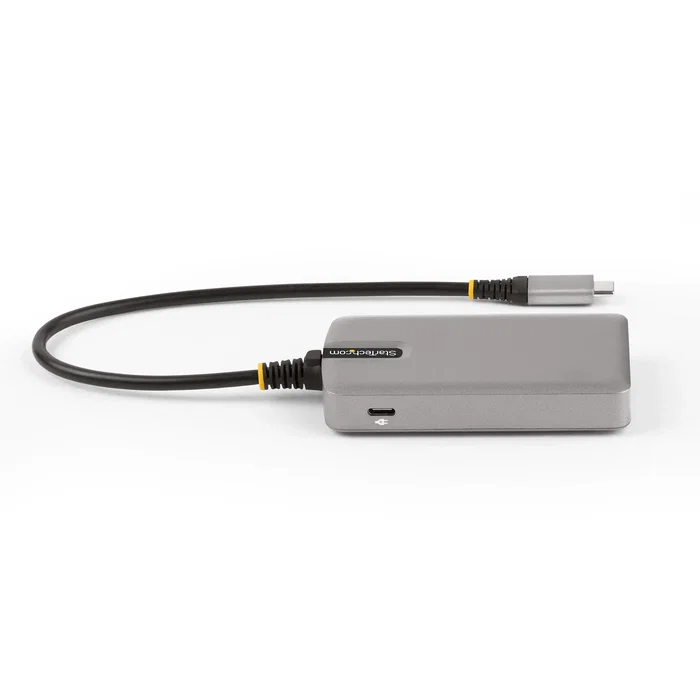 StarTech Hub USB-C de 4 Puertos 10Gbps con Salida de Vídeo 4K y PD 100W Plata StarTech Hub USB-C de 4 Puertos 10Gbps con Salida de Vídeo 4K y PD 100W Plata