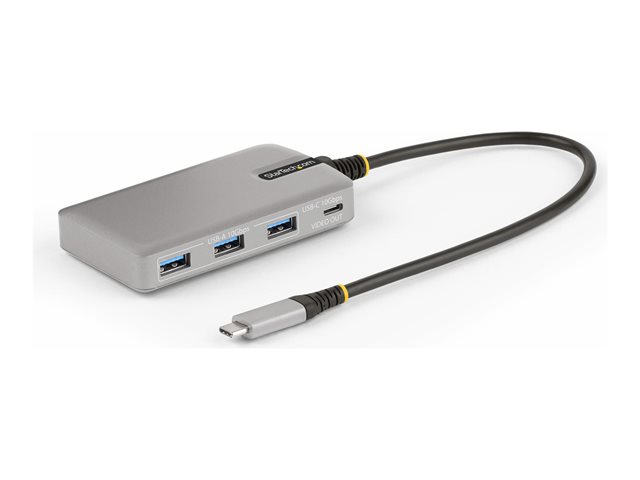 StarTech.com HB31C3A1CDPPD3 Hub USB 3.2 Gen 2 Type-C 10 Gbps Plata