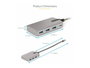 StarTech.com HB31C3A1CDPPD3 Hub USB 3.2 Gen 2 Type-C 10 Gbps Plata