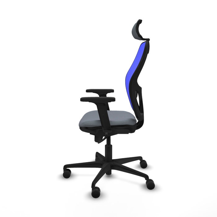 PIQUERAS Y CRESPO Silla de oficina Jorquera Gris y Azul