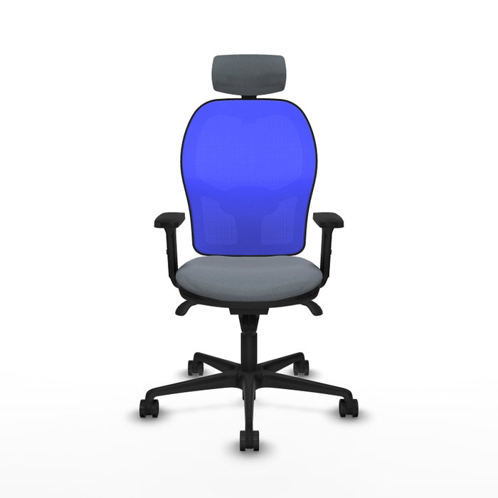 PIQUERAS Y CRESPO Silla de oficina Jorquera Gris y Azul