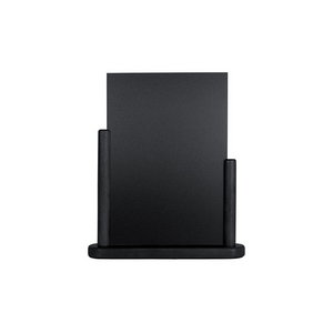 Vermes Pizarra de Sobremesa Negra 15x21 cm - Vajilla y Utensilios de Mesa (Set de 6)