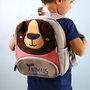 LOVELY STORY Mochila Oso 3D 28cm Exterior Impermeable Compartimento Tablet Asas Acolchadas