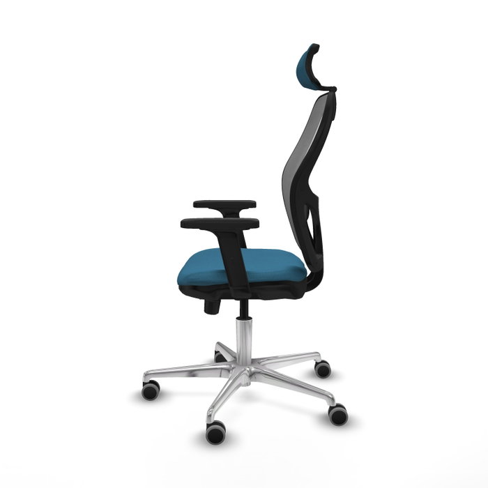 PIQUERAS Y CRESPO Silla de oficina Jorquera Verde petróleo y Gris