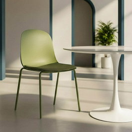 Ixia Silla Verde PP-Metal Contract