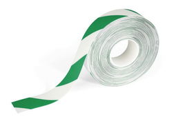 Marcaje Suelo Durable Duraline Strong Autoadhesivo Cinta Verde/Blanco