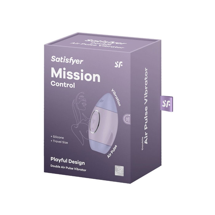 SATISFYER Mission Control Double Air Pulse Vibrador Violeta SATISFYER Mission Control Double Air Pulse Vibrador Violeta