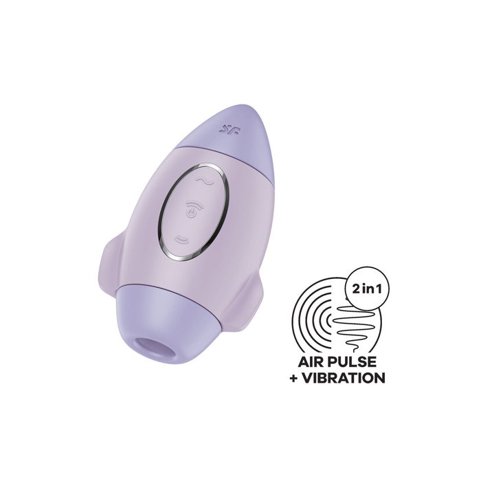 SATISFYER Mission Control Double Air Pulse Vibrador Violeta SATISFYER Mission Control Double Air Pulse Vibrador Violeta
