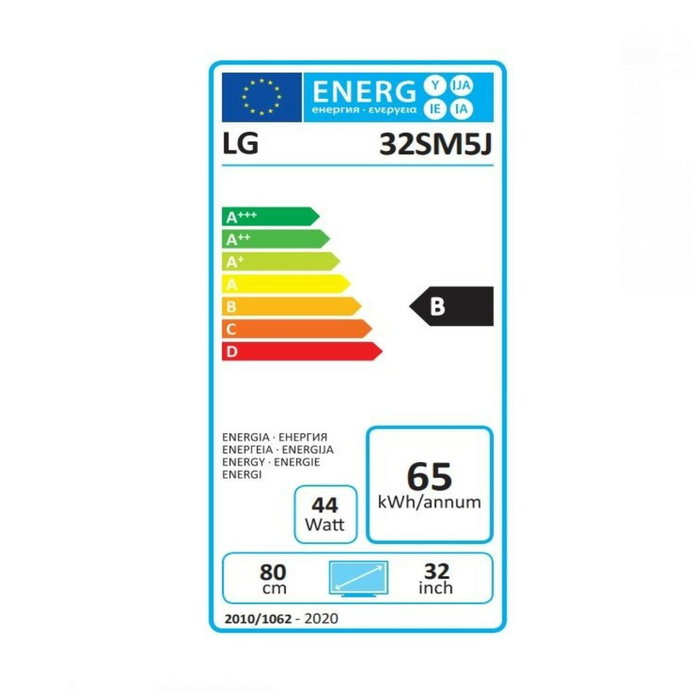 LG 32SM5J-B Monitor de 32 pulg. Full HD IPS con Wi-Fi