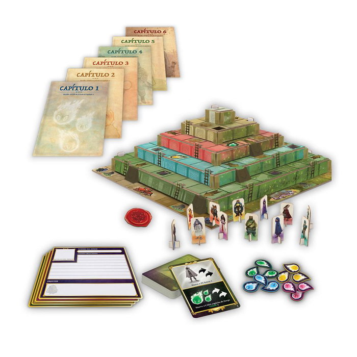 Devir Ziggurat Juego de Mesa Cooperativo Legacy con Narrativa Evolutiva y Tablero 3D