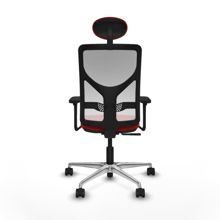 PIQUERAS Y CRESPO Silla de oficina Motilla con mecanismo Sincro, Rojo y Blanco PIQUERAS Y CRESPO Silla de oficina Motilla con mecanismo Sincro, Rojo y Blanco