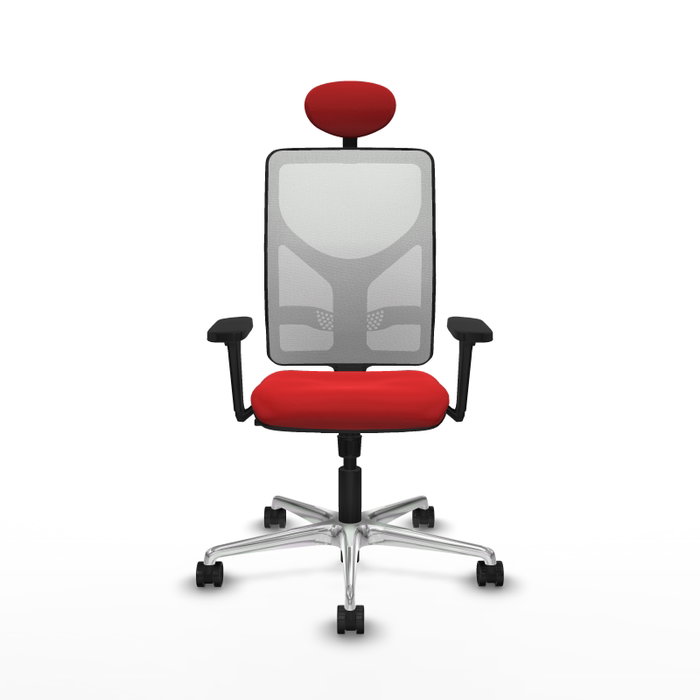 PIQUERAS Y CRESPO Silla de oficina Motilla con mecanismo Sincro, Rojo y Blanco PIQUERAS Y CRESPO Silla de oficina Motilla con mecanismo Sincro, Rojo y Blanco