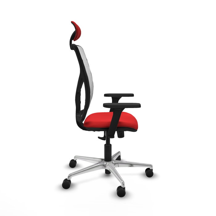PIQUERAS Y CRESPO Silla de oficina Motilla con mecanismo Sincro, Rojo y Blanco PIQUERAS Y CRESPO Silla de oficina Motilla con mecanismo Sincro, Rojo y Blanco