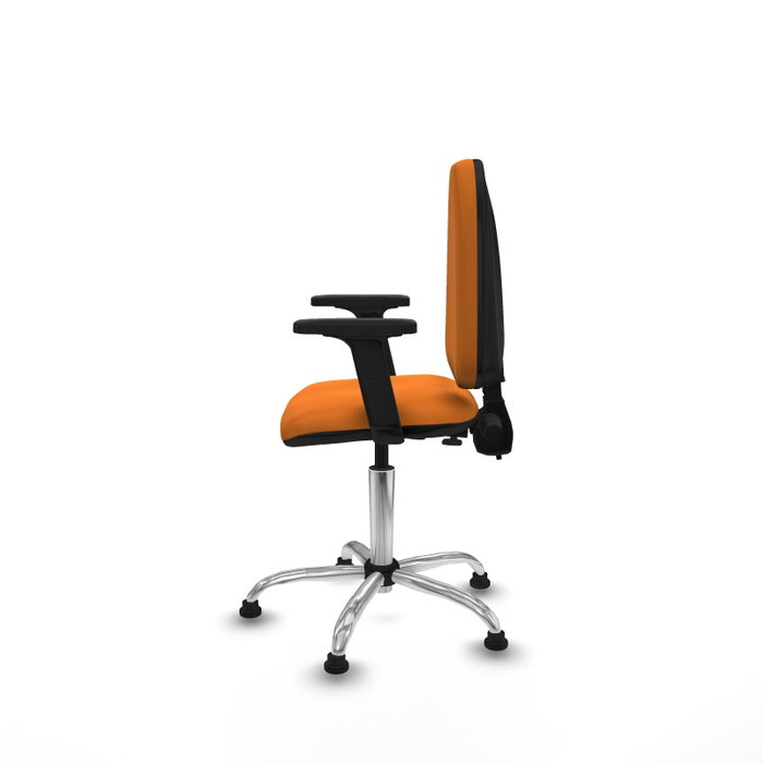 PIQUERAS Y CRESPO Silla de oficina Aýna Naranja con Brazos 2D PIQUERAS Y CRESPO Silla de oficina Aýna Naranja con Brazos 2D
