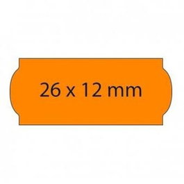 Swing Etiquetas Adhesivas Removibles Open Naranja Flúor 26x12mm (Set de 36)