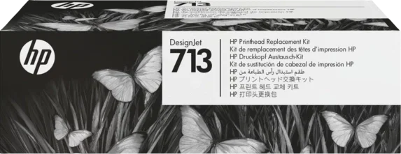 HP 713 Kit de sustitución del cabezal de impresión (Negro, Cian, Magenta, Amarillo)