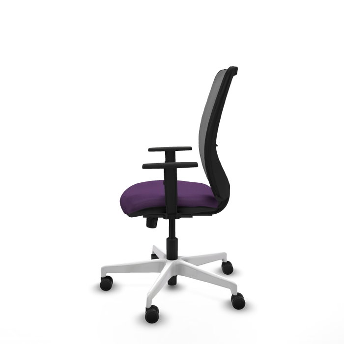 PIQUERAS Y CRESPO Silla de oficina Zulema con mecanismo Sincro, Morado y Gris PIQUERAS Y CRESPO Silla de oficina Zulema con mecanismo Sincro, Morado y Gris