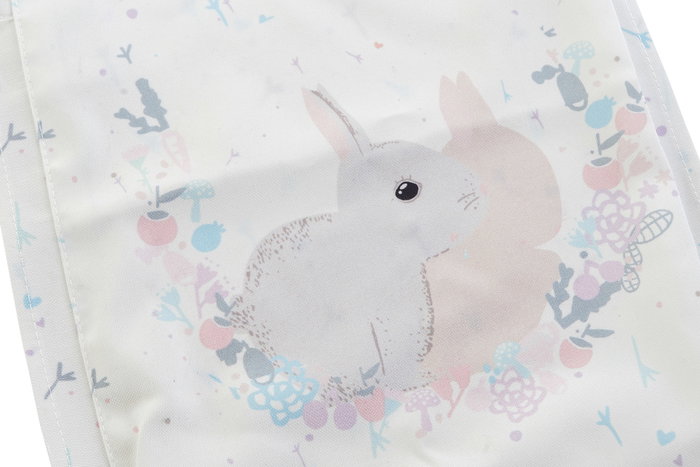 DKD Home Decor Bolsa Kids Rabbits Multicolor 51 x 30 x 1 cm (6 Unidades) Poliester