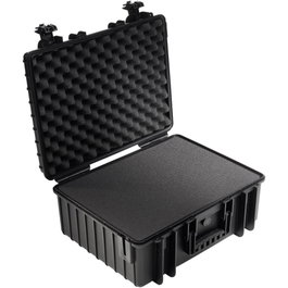 B&W Outdoor Case Type 6000 negro con inserto de espuma