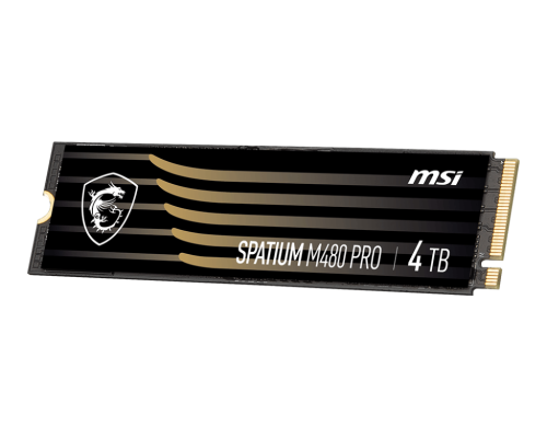 MSI SSD SPATIUM M480 PRO M.2 4TB PCI Express 4.0 NVMe 3D NAND S78-440R050-P83
