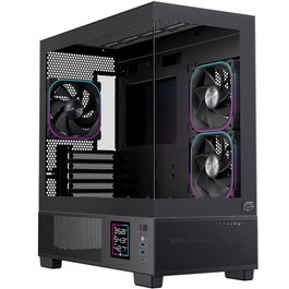 Einarex Caja ATX Semitorre SM501D RGB Negra EXCS-SM-51DR-B