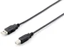 Equip Cable USB 2.0 A/B para Impresora 5m Negro