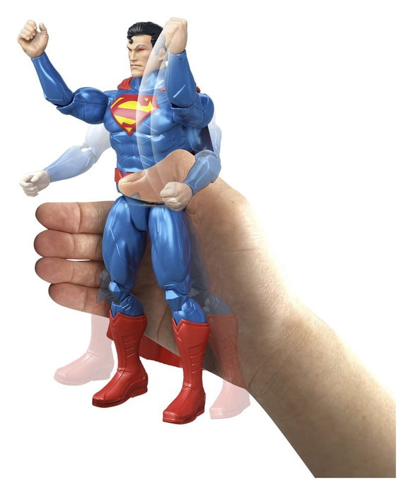 Mattel DC Premier Figura de Superman con Visión de Calor y Sonido de 16 cm