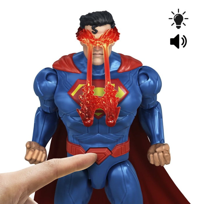 Mattel DC Premier Figura de Superman con Visión de Calor y Sonido de 16 cm