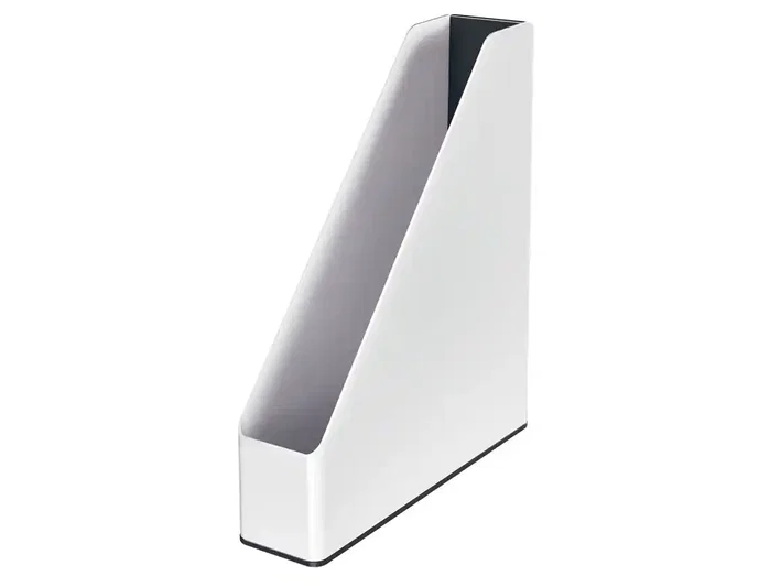 LEITZ WOW DUAL Revistero de Poliestireno Negro/Blanco LEITZ WOW DUAL Revistero de Poliestireno Negro/Blanco
