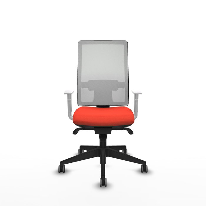 PIQUERAS Y CRESPO Silla de oficina Horna con Mecanismo Sincro, Naranja y Blanco PIQUERAS Y CRESPO Silla de oficina Horna con Mecanismo Sincro, Naranja y Blanco