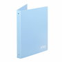 Carchivo Carpeta de Anillas Soft 4 x 25mm Folio Azul Pastel